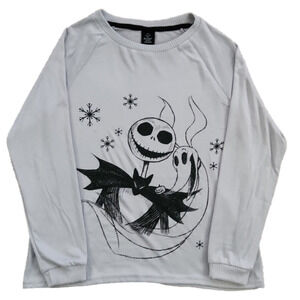 Disney The Nightmare Before Christmas Silver & Black Sleepwear Shirt